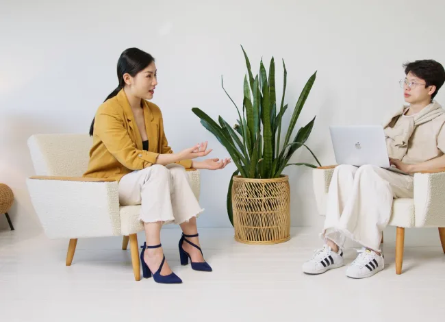 Two-chair studio interview